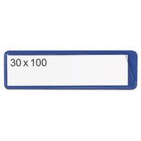 SELF-ADHESIVE TICKET POUCH 30X100 PK 100 - BLUE