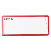 SELF-ADHESIVE TICKET POUCH 60X140 PK 100 - RED