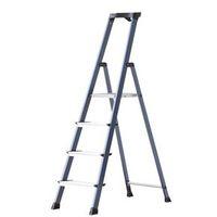 SECURO COMFORT STEP LADDER, ANODIZED 4 TREAD