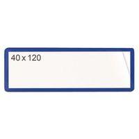 SELF-ADHESIVE TICKET POUCH 40X120 PK 100 - BLUE