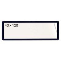 SELF-ADHESIVE TICKET POUCH 40X120 PK 100 - BLACK
