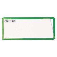 SELF-ADHESIVE TICKET POUCH 60X140 PK 100 - GREEN