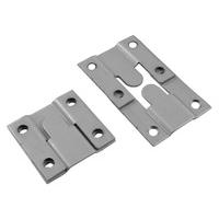 Set Of Two Flush Mounts Zinc Plated