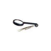 set of pincers with magnifying glass 8x magnification westfalia