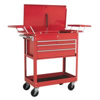 Sealey AP930M Extra Heavy-duty Trolley 2-level With 4 Drawers & Ca...