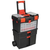 sealey ap850 mobile tool chest with tote tray amp removable assortme