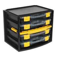 sealey ap0709 portable 4 case modular organiser