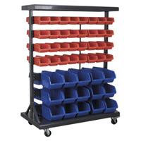 Sealey TPS94 Mobile Bin Storage System with 94 Bins