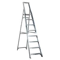 Sealey AXL8 Aluminium Step Ladder 8-tread Industrial Bs 2037/1