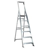Sealey AXL6 Aluminium Step Ladder 6-tread Industrial Bs 2037/1