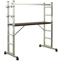 Sealey ASCL2 Aluminium Scaffold Ladder 4-Way EN 131
