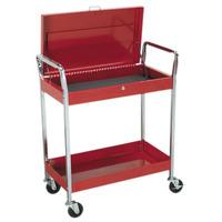 sealey cx104 trolley 2 level extra heavy duty with lockable top