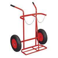 Sealey ST28P Welding Bottle Trolley with Pneumatic Tyres