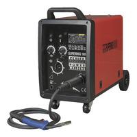 sealey professional mig welder 180amp 230v with binzel euro torch