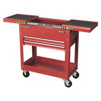 sealey ap705m mobile tool amp parts trolley red