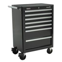 Sealey AP26479TB Rollcab 7 Drawer with Ball Bearing Runners - Black