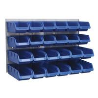 Sealey TPS131 Bin & Panel Combination 24 Bins - Blue