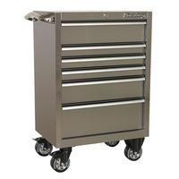 sealey ptb67506ss rollcab 6 drawer 675mm stainless steel heavy duty