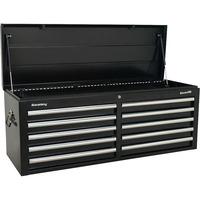 sealey ap5210tb topchest 10 drawer with ball bearing runners black