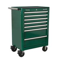 sealey ap26479tbrg rollcab 7 drawer with ball bearing runners green