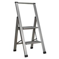 sealey apsl2 aluminium professional folding step ladder 2 step 150