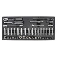 Sealey TBT33 Tool Tray with Socket Set 43pc 1/4\