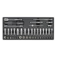 sealey tbt19 tool tray with socket set 14sq drive 43pc