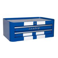 Sealey AP28102BWS Mid-Box 2 Drawer Retro Style - Blue with White S...