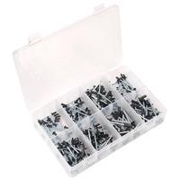 Sealey AB074BR Rivet Assortment 200pc Black Anodised