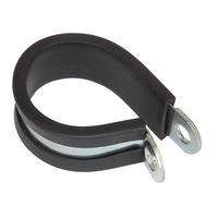 sealey pcj32 p clip rubber lined 32mm pack of 25