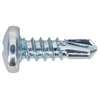 Sealey SDPH4825 Self Drilling Screw 4.8 x 25mm Pan Head Phillips Z...