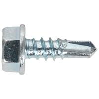 Sealey SDHX4813 Self Drilling Screw 4.8 x 13mm Hex Head Zinc DIN 7...