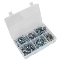 Sealey AB048SS Setscrew Assortment 150pc Metric M5-M10 High Tensil...