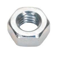 Sealey SN6 Steel Nut M6 Zinc DIN 934 Pack of 100