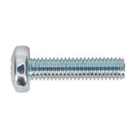 sealey msp520 machine screw m5 x 20mm pan head pozi zinc din 7985z