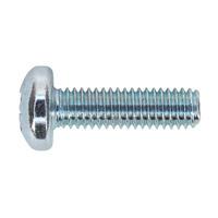 sealey msp620 machine screw m6 x 20mm pan head pozi zinc din 7985z