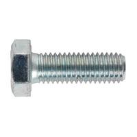 Sealey SS1235 HT Setscrew M12 x 35mm 8.8 Zinc DIN 933 Pack of 25