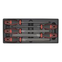 Sealey TBT09 Tool Tray with Engineers File Set 5pc
