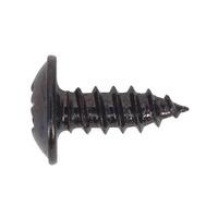 sealey bst3510 self tapping screw 35 x 10mm flanged head black po