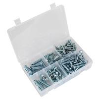 sealey ab047unf setscrew assortment 144pc 14 38unf bs 1768