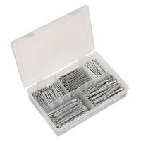 Sealey AB003SP Split Pin Assortment 230pc Large Sizes Imperial & M...
