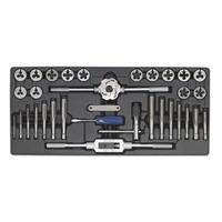 Sealey TBT26 Tool Tray with Tap and Die Set 33pc