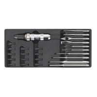 Sealey TBT18 Tool Tray with Punch and Impact Driver Set 25pc