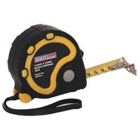 Sealey AK990 Rubber Measuring Tape 7.5mtr(25ft) x 25mm Metric/imperial
