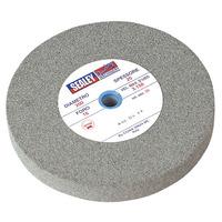 Sealey BG200/16 Grinding Stone Ø200 x 25mm 16mm Bore A36q Coarse