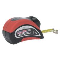 Sealey AK9831A Measuring Tape 7.5mtr(25ft) Auto Function Metric/im...