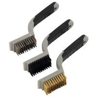 Sealey WB101 Wire Brush Set 3pc Wide Body