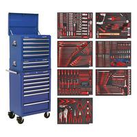 Sealey TBTPCOMBO5 Tool Chest Combi 14 Drawer - BB Runners - Ble & ...