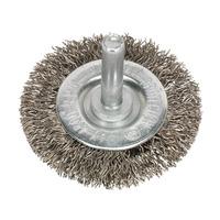 Sealey SFBS50 Flat Wire Brush Stainless Steel 50mm with 6mm Shaft