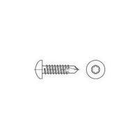 Self-tapping screws 4.8 mm 22 mm Torx DIN 7504 Steel zinc galvanized 1000 pc(s) TOOLCRAFT 141627